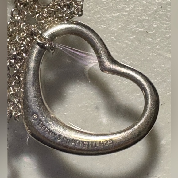 Tiffany & Co. Jewelry - EUC Tiffany & Co. Large Open Heart Necklace